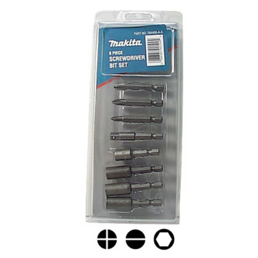 8 Piece Power Screwdriver Set