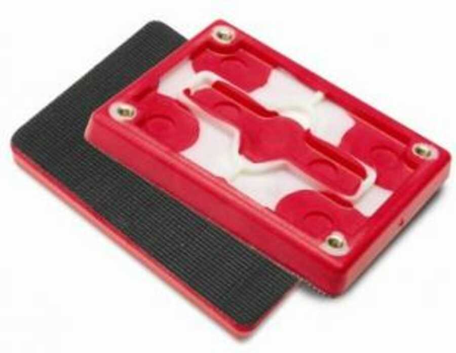 3" x 4" x 1/2" Red Foam Hook It Pad
