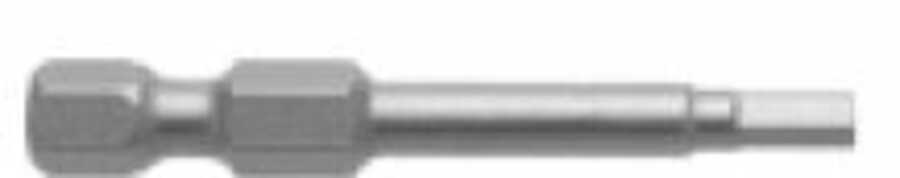 1/4" Hex Power Drive Metric Bit 3mm Hex Size 3" Overall Length