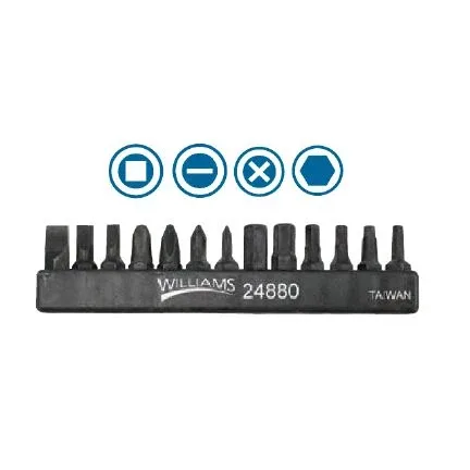 (image for) 1/4" Drive Insert Bit Set 13 Piece