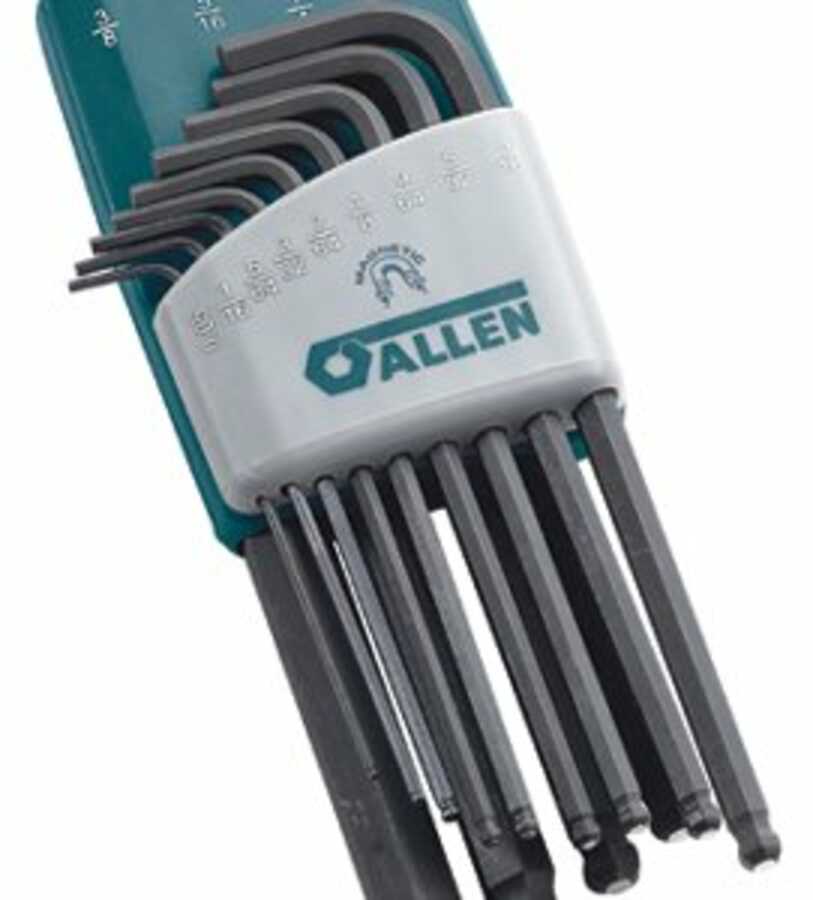 9-Piece ALTON Long Arm Ball End Hex Key Wrench Set Metric 9-Piece ALTON Long Arm Ball End Hex Key Wrench Set Metric