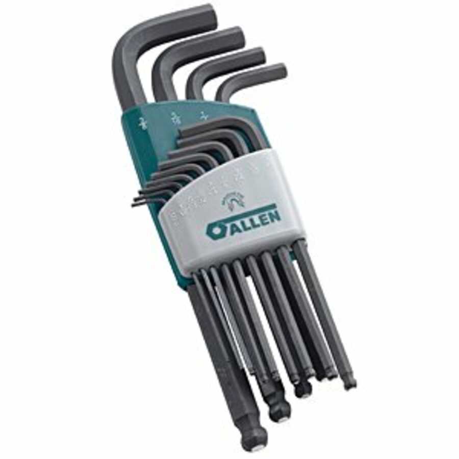 13 Piece Magnetic Ball End SAE Hex Key Set