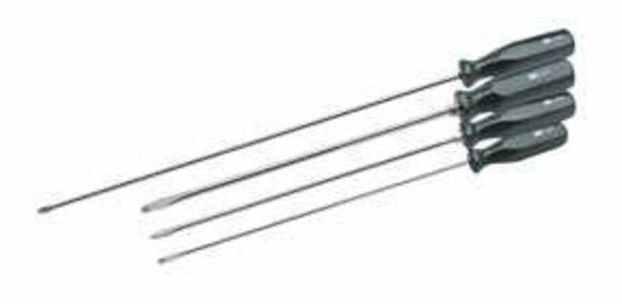 4-Piece SureGrip X-Long Reach Screwdriver Set