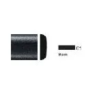 (image for) 1" European Style Body Side Molding 100' Reel Matte Black