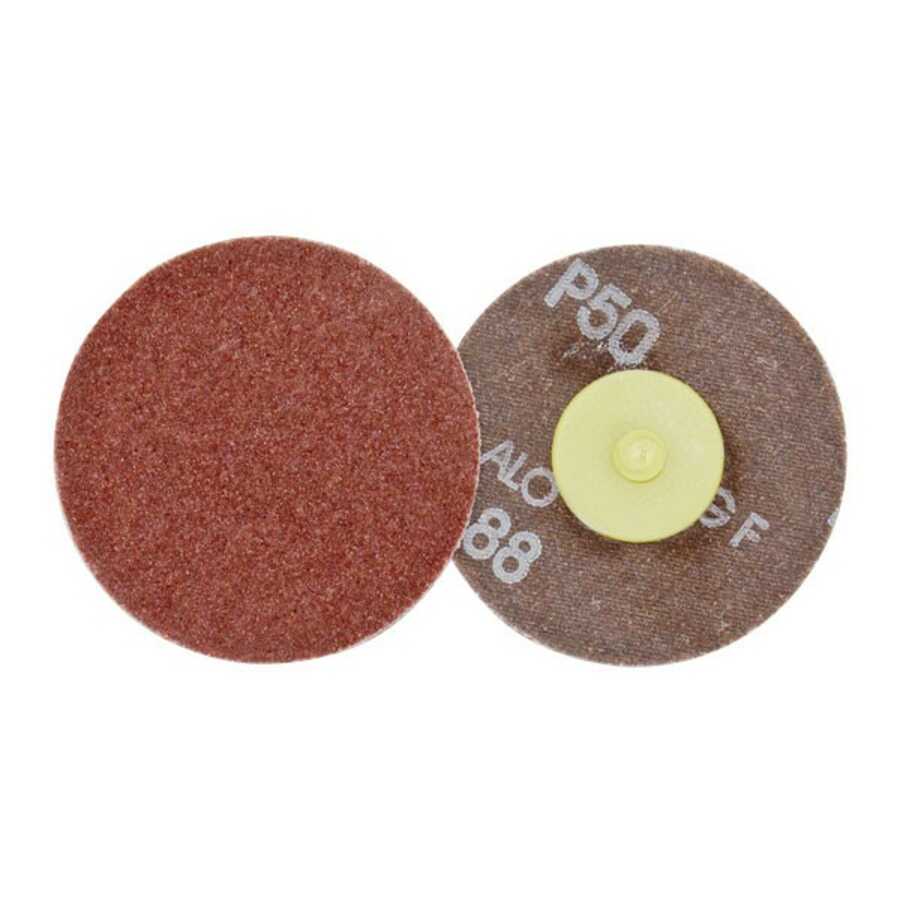 3" Rolok Sanding Discs - 50 Grit - 25 Piece