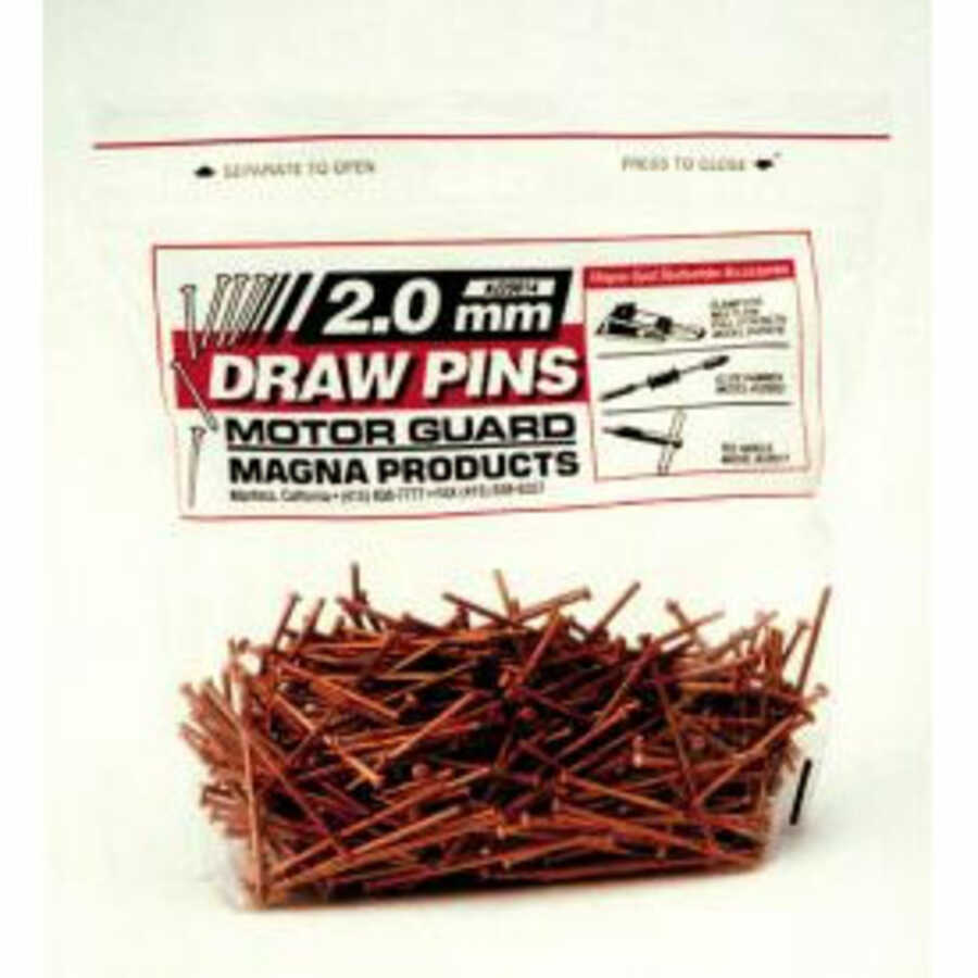 Draw Pins 2.0mm Bag of 500