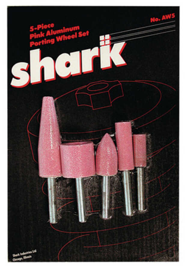 Pink 1.25-Inch Thick 1-Inch Diameter Shark Shark A2P Mounted Point