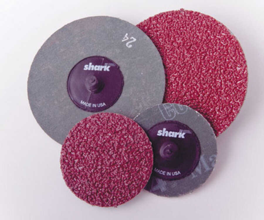 Mini Grinding Discs with Twisttolock Backing 2 24 Grit 10 Pack