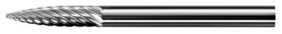 Carbide Bur - Double Cut Tree Pointed Size 1/8" Diameter x 5/16"