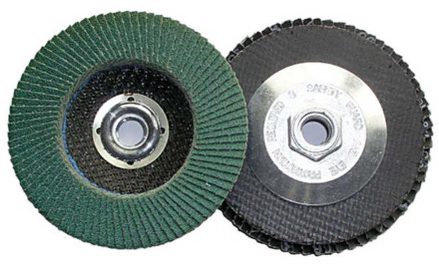 Flap Disc - Type 27 Aluminum Oxide 4.5" x 7/8" Arbor - 60 Grit