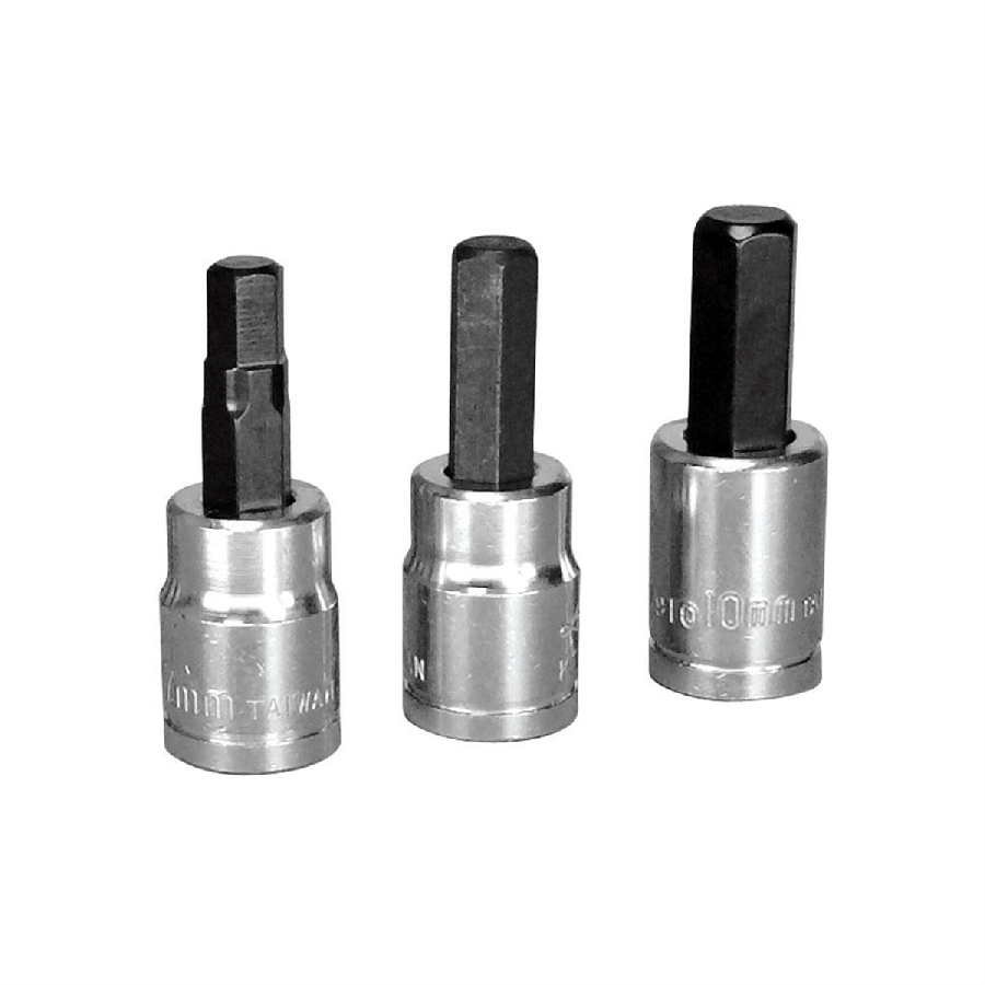 3 Piece Metric Brake Caliper Hex Bit Set