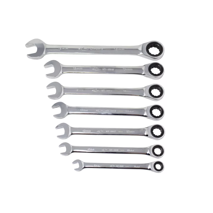 K Tool Metric Ratcheting Wrench Set 7-Piece KTI45500