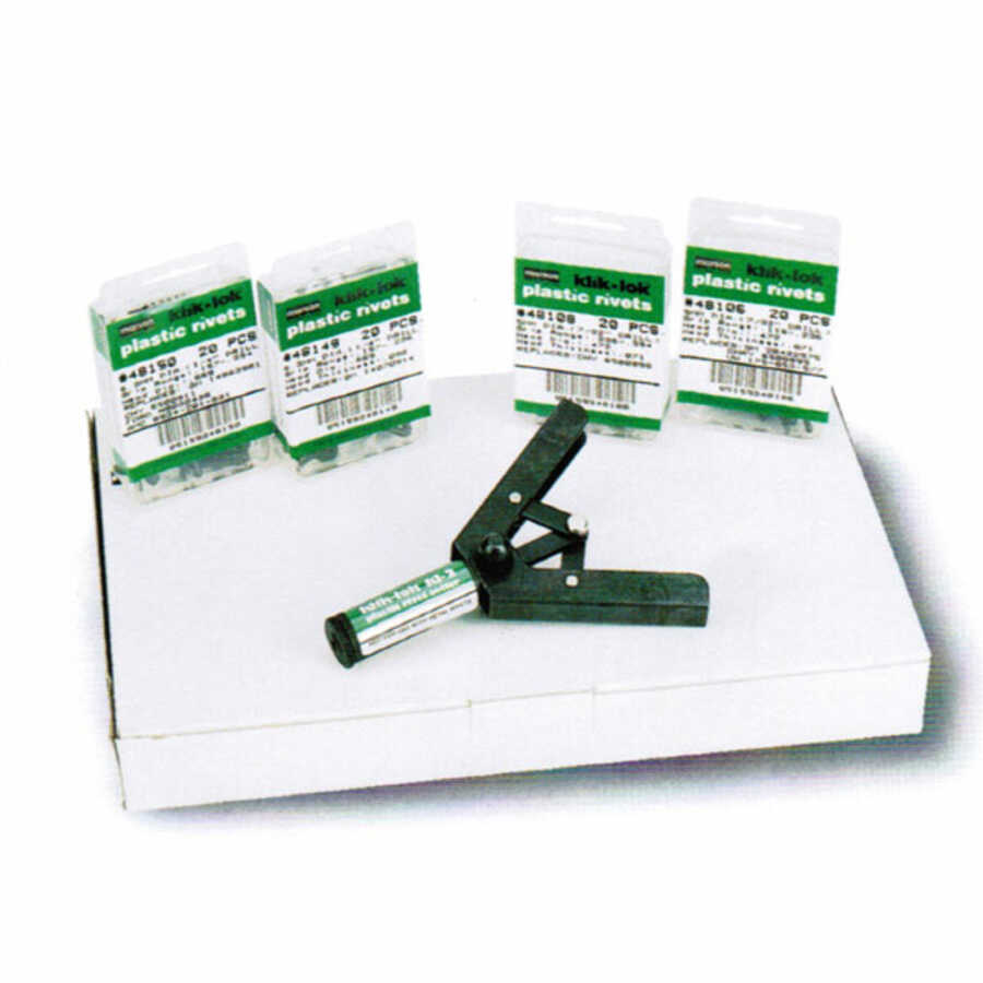 Klik-Lok KL-2 Professional Plastic Rivet Kit