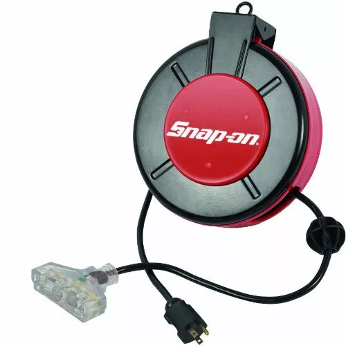 c. Metal Cord Reel 30 Ft w Clear T-Tap