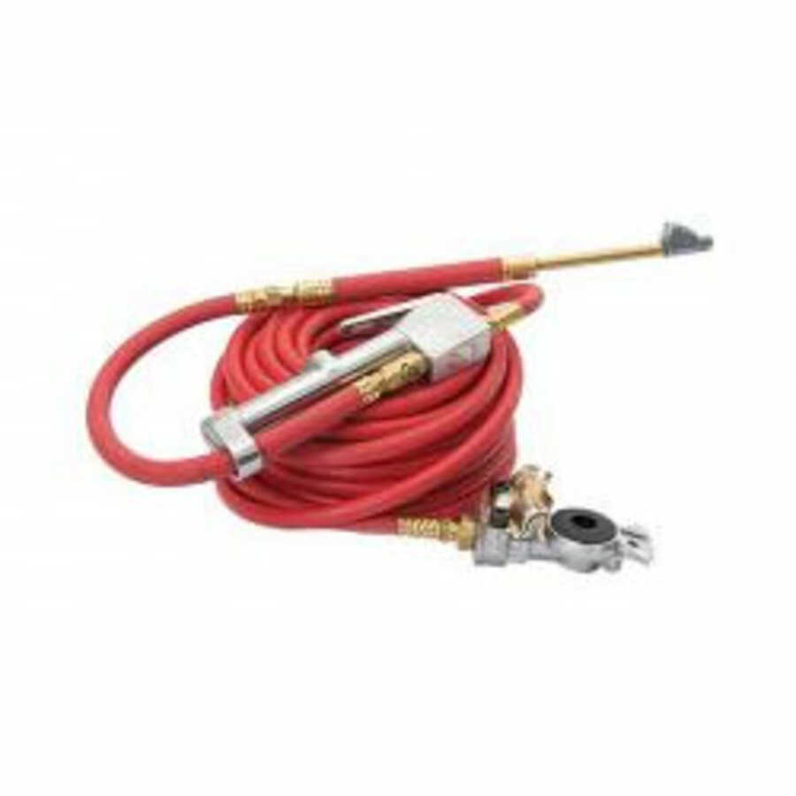 On-Board Truck Tire Inflator Gauge Kit with Glad-Hand Lock-