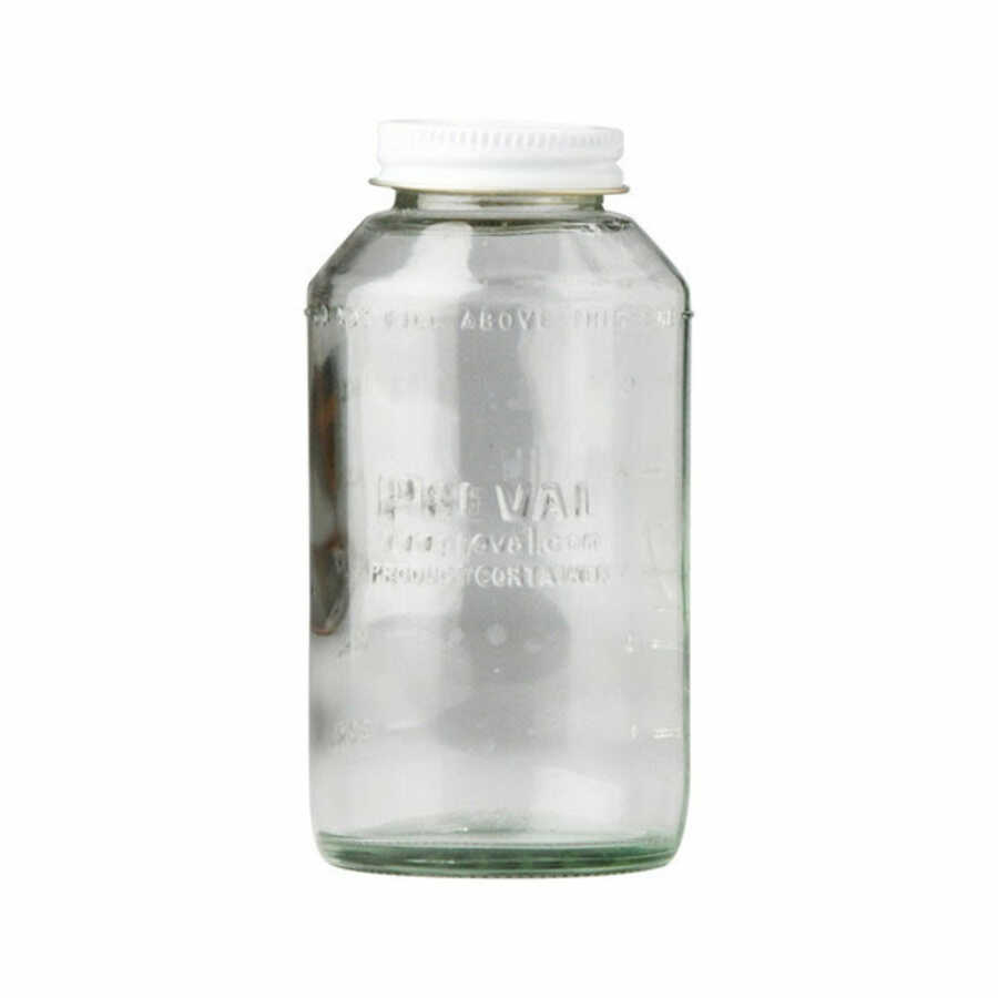 Jar and Cap 6 Oz Glass Reservoir for Sprayer