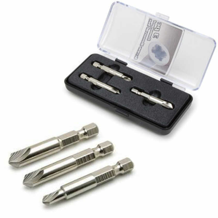 Damaged Screw Removal Set 3 Pc