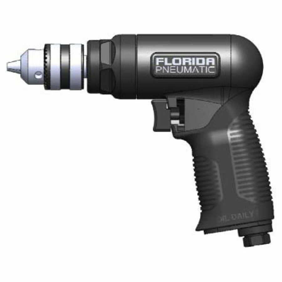 Reversible 3/8 Inch Pistol Air Drill
