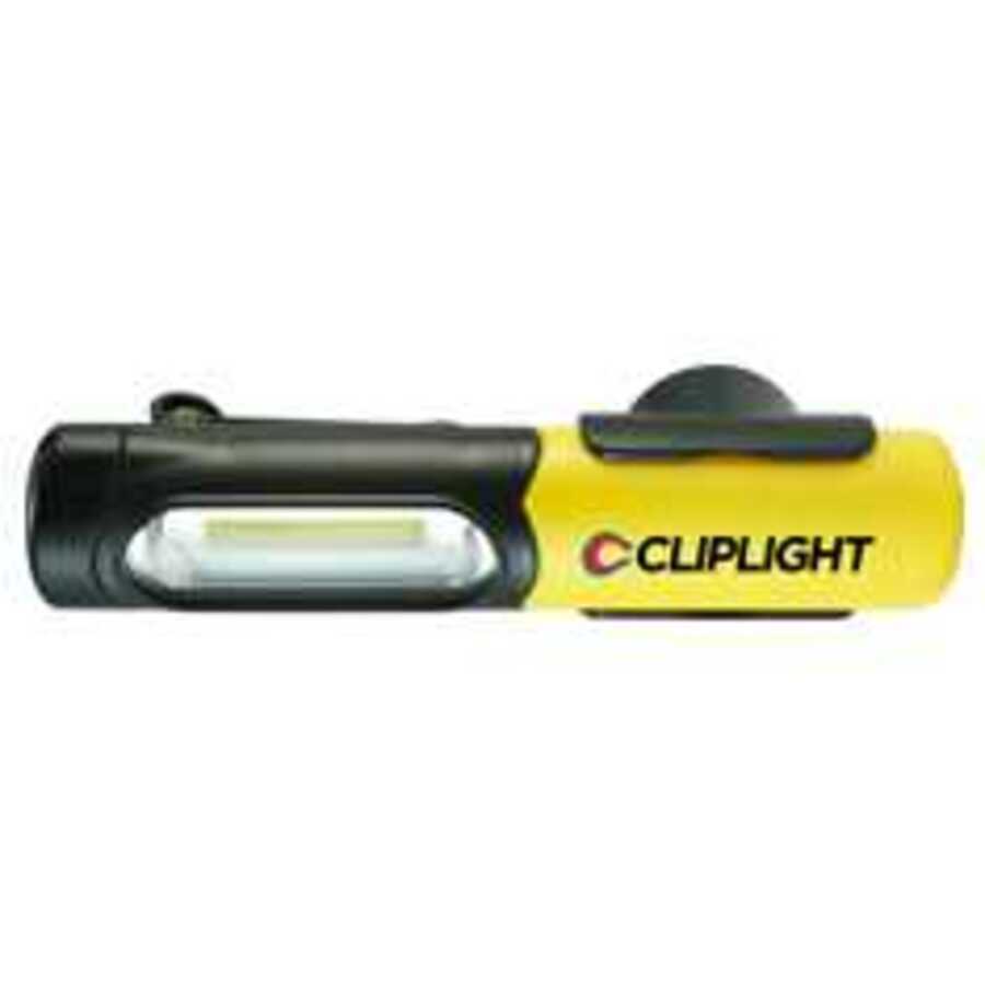 Powerful LED Flashlight Cliplight 111201 Focus & Strobe 180 Lumens 