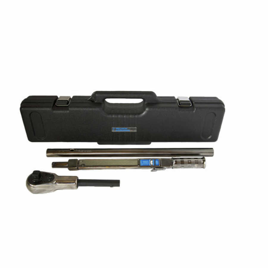 3/4 Inch Drive Split Beam Click Type Torque Wrench - 140-800 Nm