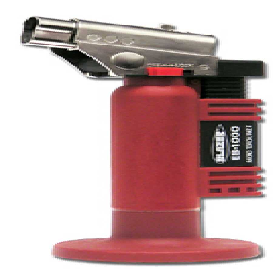ES1000 Angled Head Micro Torch Red