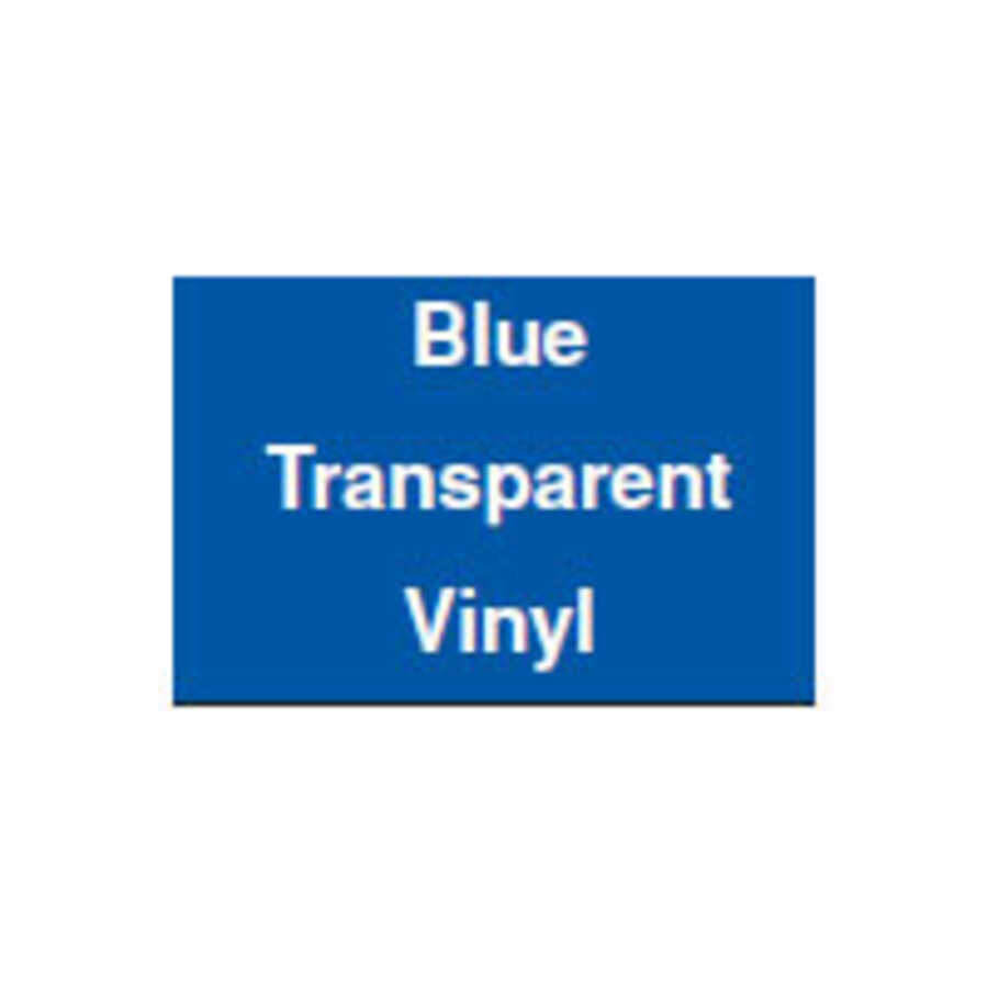 discontinued Protect-o-Screens HD Blue Transparent Vinyl 6 Ft x