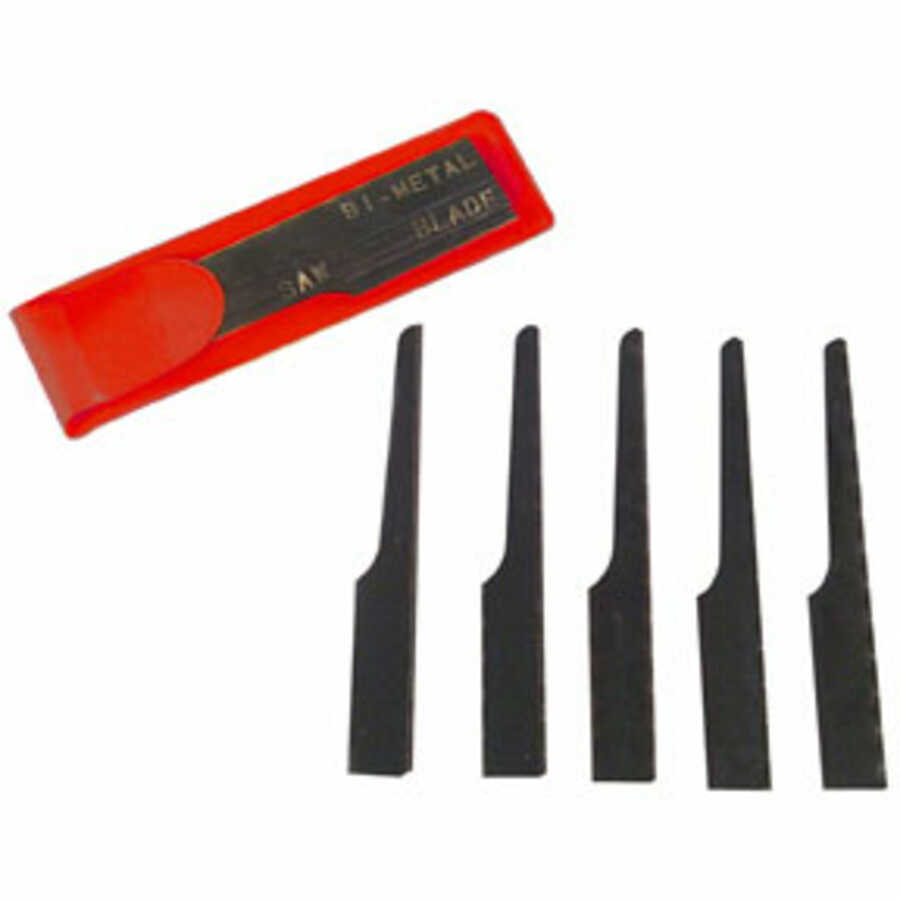 ASTRO PNEUMATIC TOOL SAW BLADE 5PC SET 32TEETH PER INCH AST-5SAWR