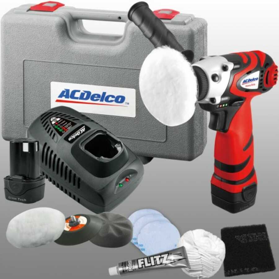 Li-ion 12V 3 Inch Mini Polisher with Headlight Restoration Kit