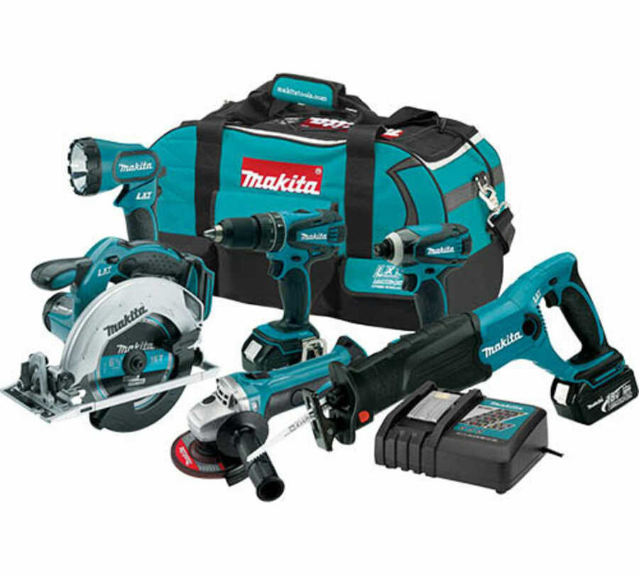 18V LXT Cordless 6 Pc Combo Kit