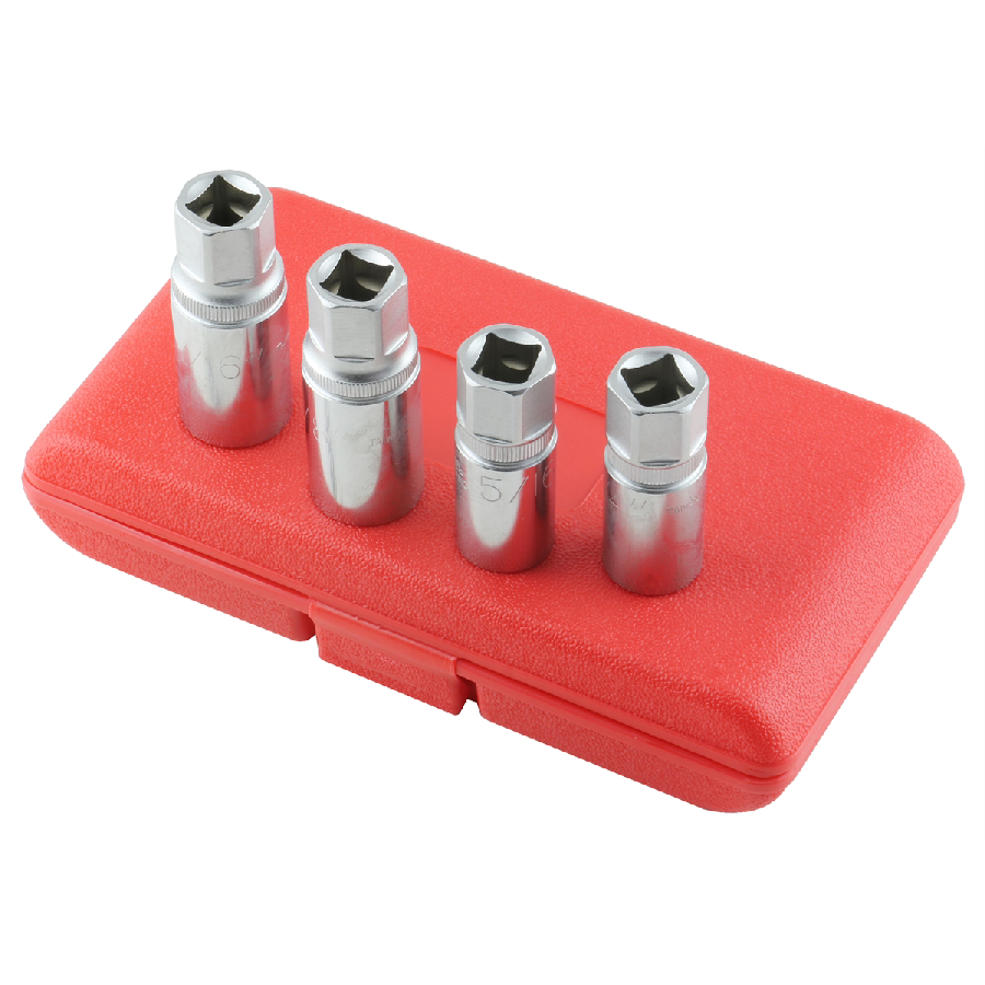 STUD REMOVER SET 1/2IN. DRIVE 4 PC. SAE