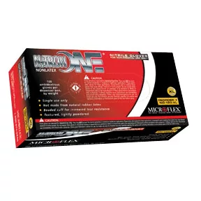 GLV NITRL1 SM WH 100/10CS PWDRLT CHEM DISP