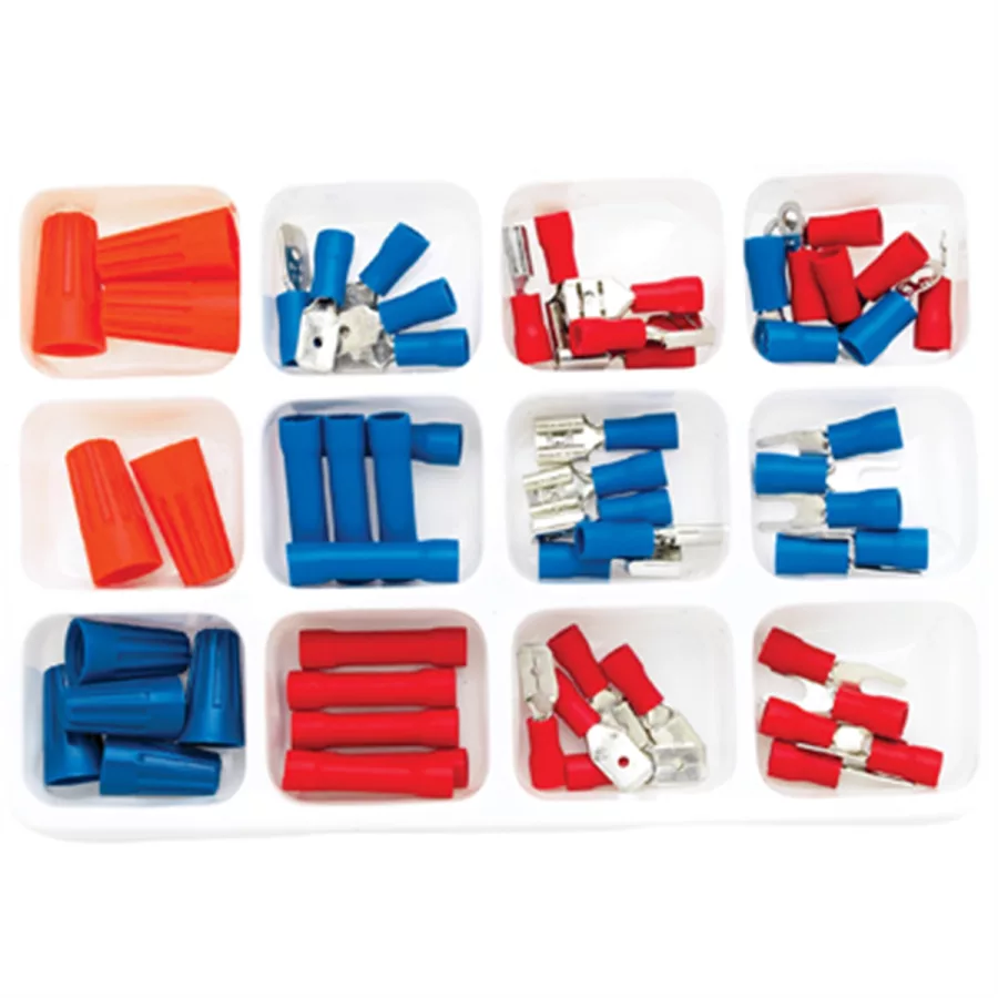60-Piece Electrical Terminals Kit - Durable & Versatile Set