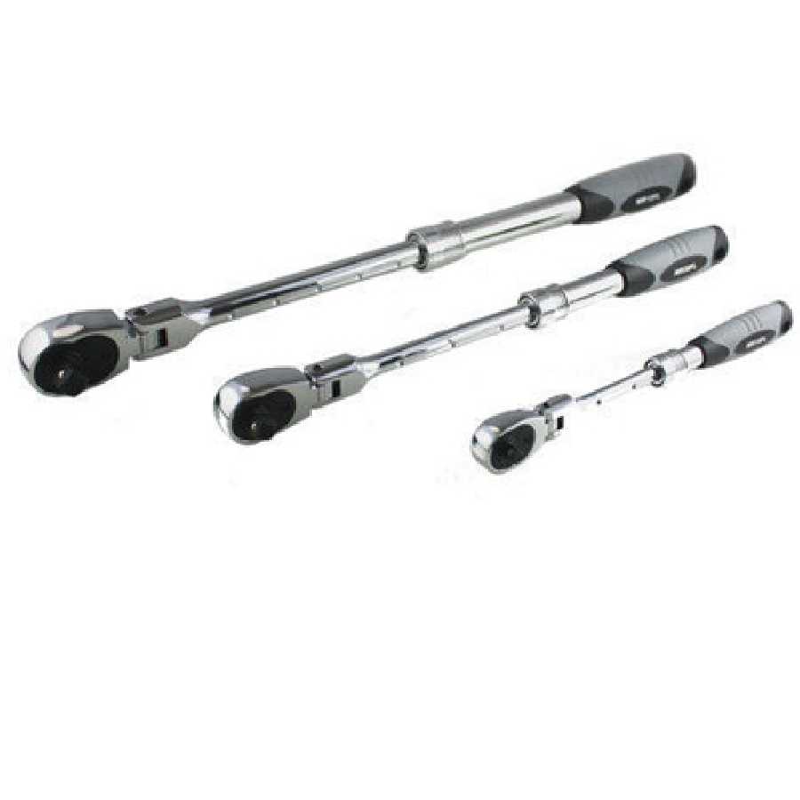 EZ Red | MR482FL | EZ Red 3-Piece Extendable Locking Flex Head Ratchet Set