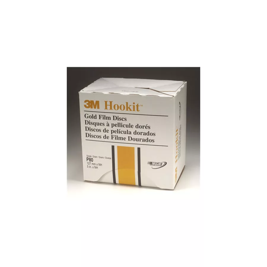 GOLD FILM DISCS HOOKIT P80 5IN 100BOX
