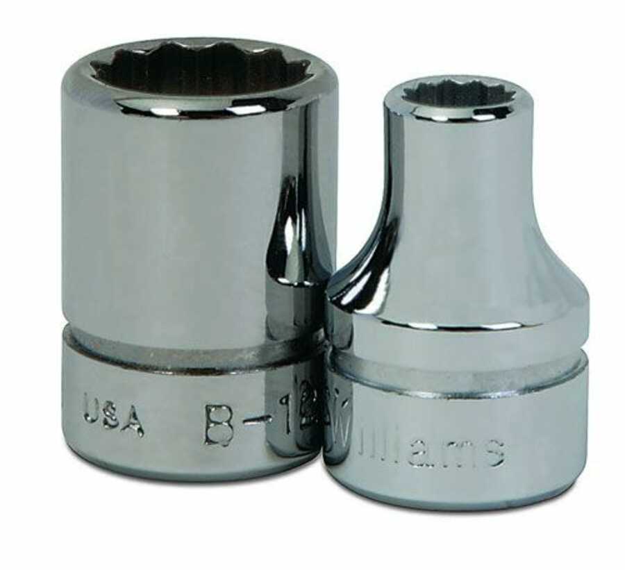 3/8" Drive 12-Point Metric 15 mm Shallow Socket