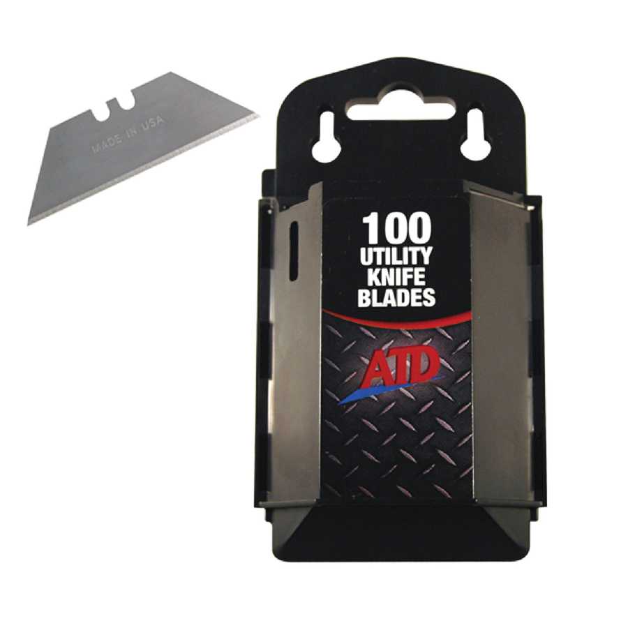 100PK UTILITY BLADES W/DISPENS