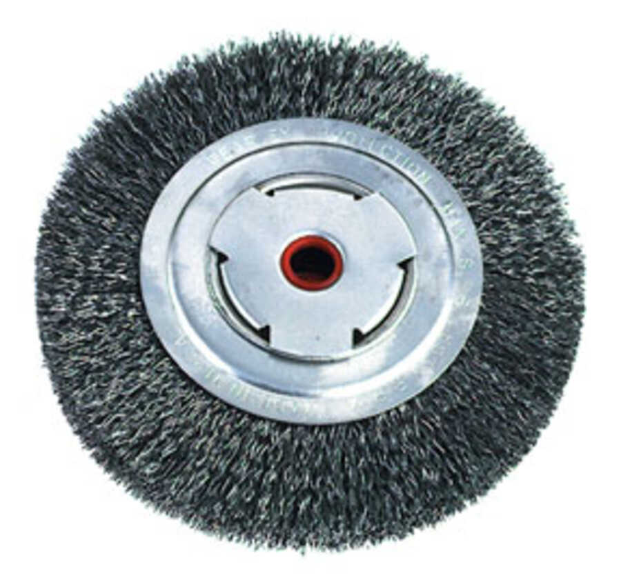 7" Heavy-Duty Wire Wheel Brush for Rust & Paint Removal