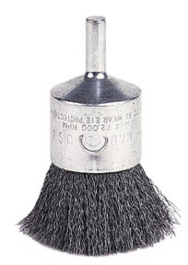 1" WIRE END BRUSH 1/4 SHANK