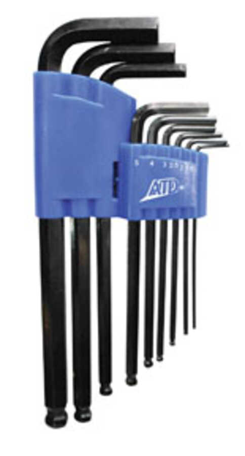 9PC LONG METRIC HEX KEY SET