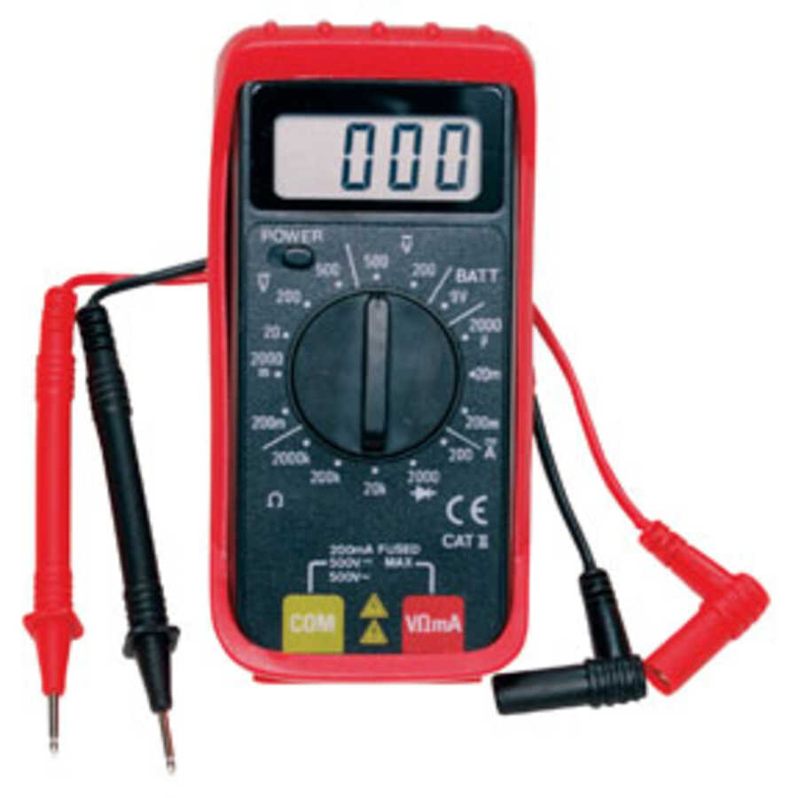 DIGITAL VOLT-OHM-AMPS MULTIMTR