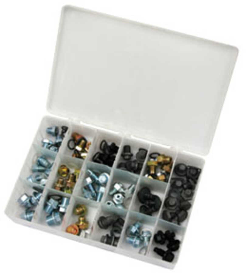 76 PC DRAIN PLUG ASSORTMENT