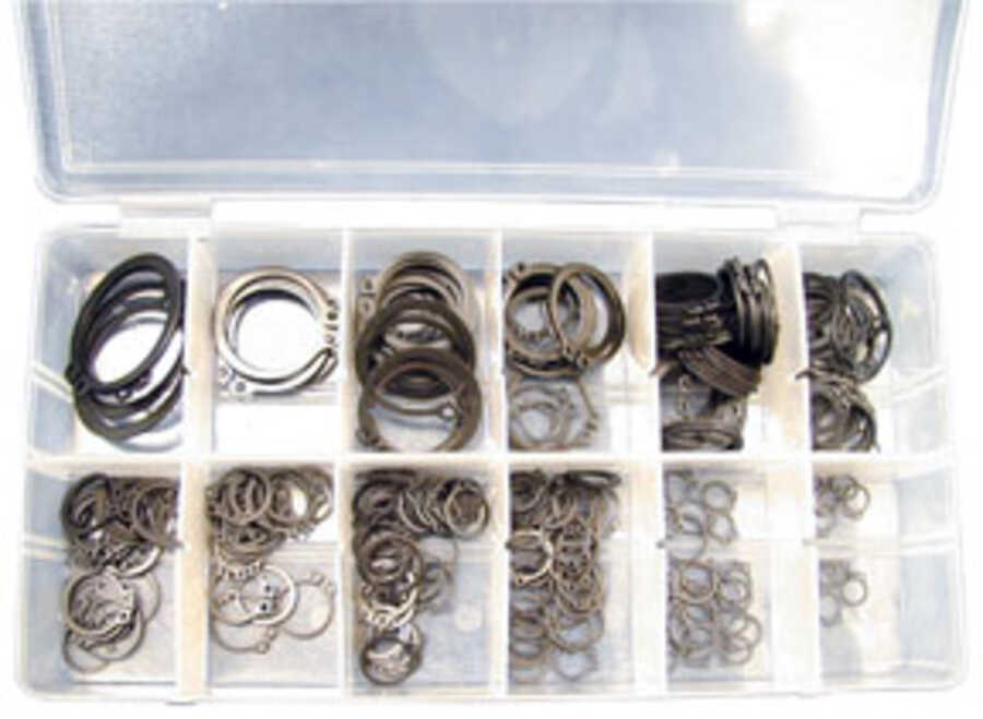 300PC SNAP RING ASST