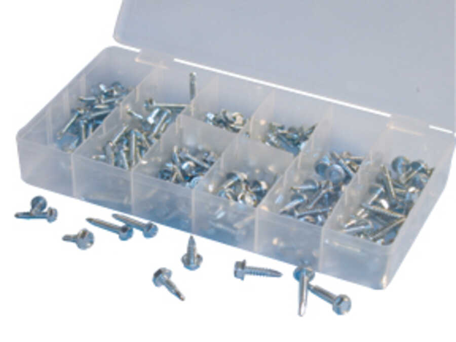 200PC HEX.HEAD SCREW ASST