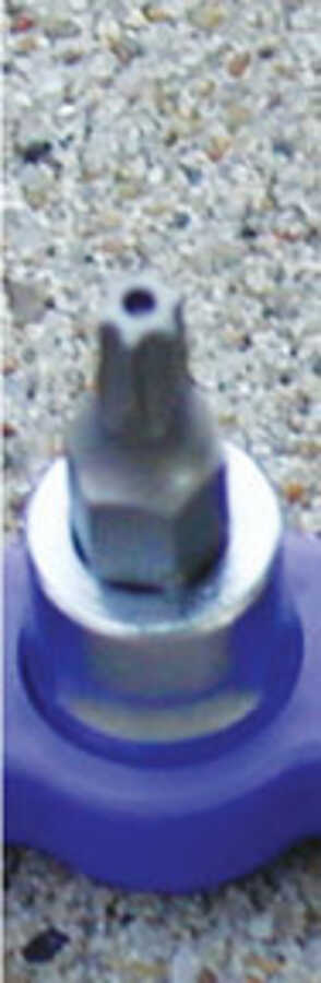 1/4" T-25 TAMPERPROOF TORX