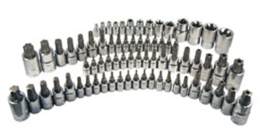 72PC MASTER TORX BIT SKT SET