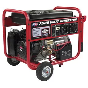 7500W ELECT GENERAT W/WHL KIT