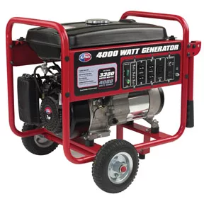 4000W GAS GENERATOR W/WHL KIT