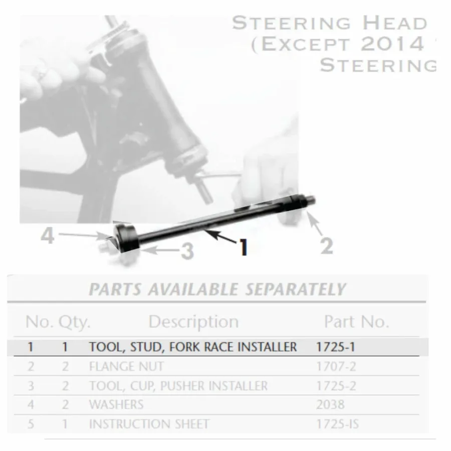 (image for) STUD,FORK RACE INSTLR TOOL