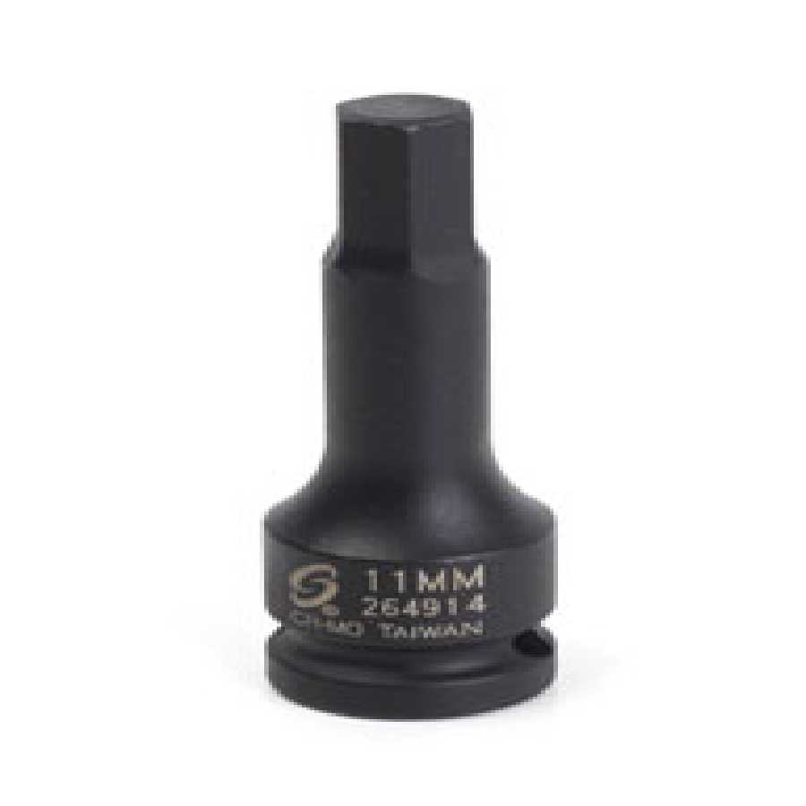 1/2\"DR 11MM HEX DR IMPACT SCKT