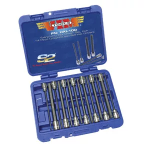 LONG HEX DRIVER SET INCH 14 PC LONG HEX DRIVER SET INCH 14 PC